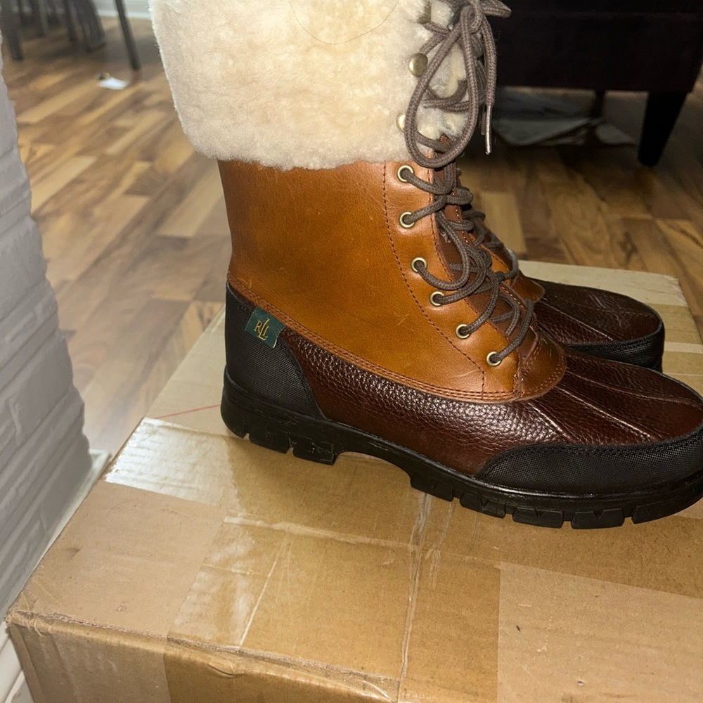 Ralph Lauren Polo Lined Boots